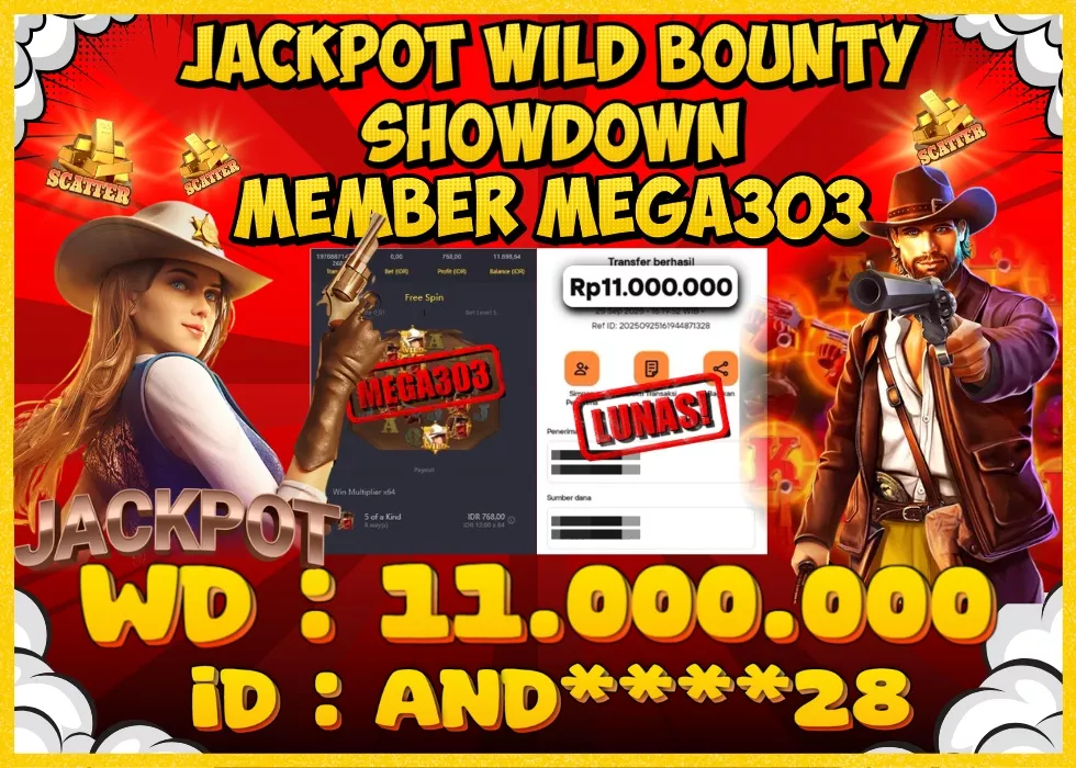 MEGA303 JACKPOT Rp 11.000.000 - LUNAS!!!
