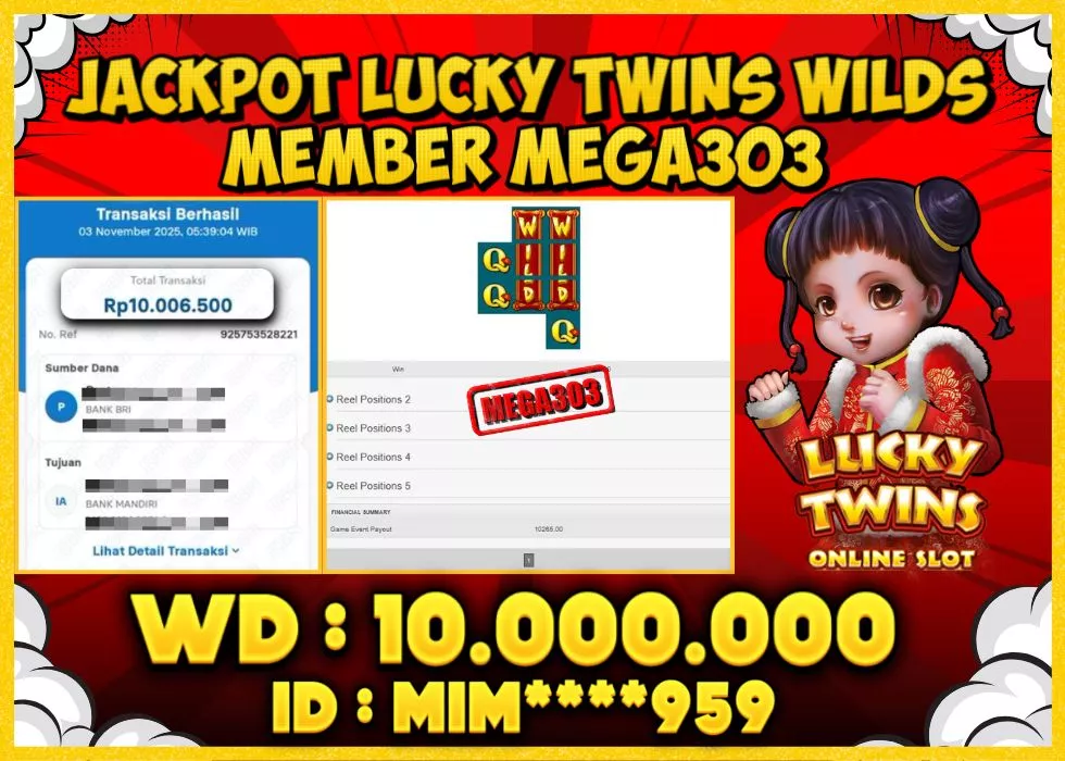 MEGA303 JACKPOT Rp 10.000.000 - LUNAS!!!