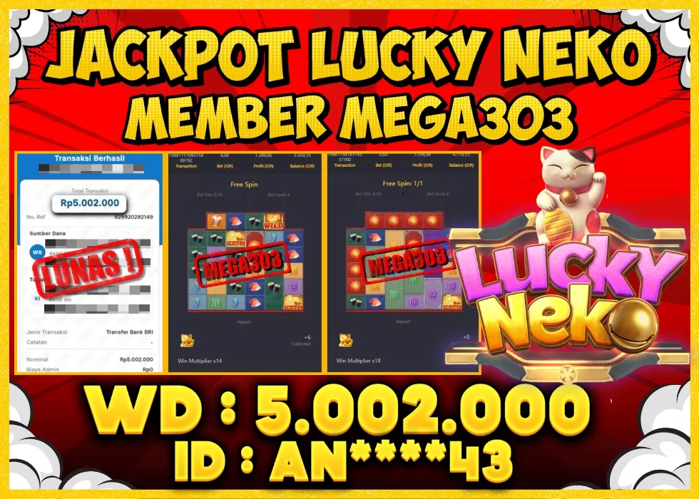 MEGA303 JACKPOT Rp 5.000.000 - LUNAS!!!