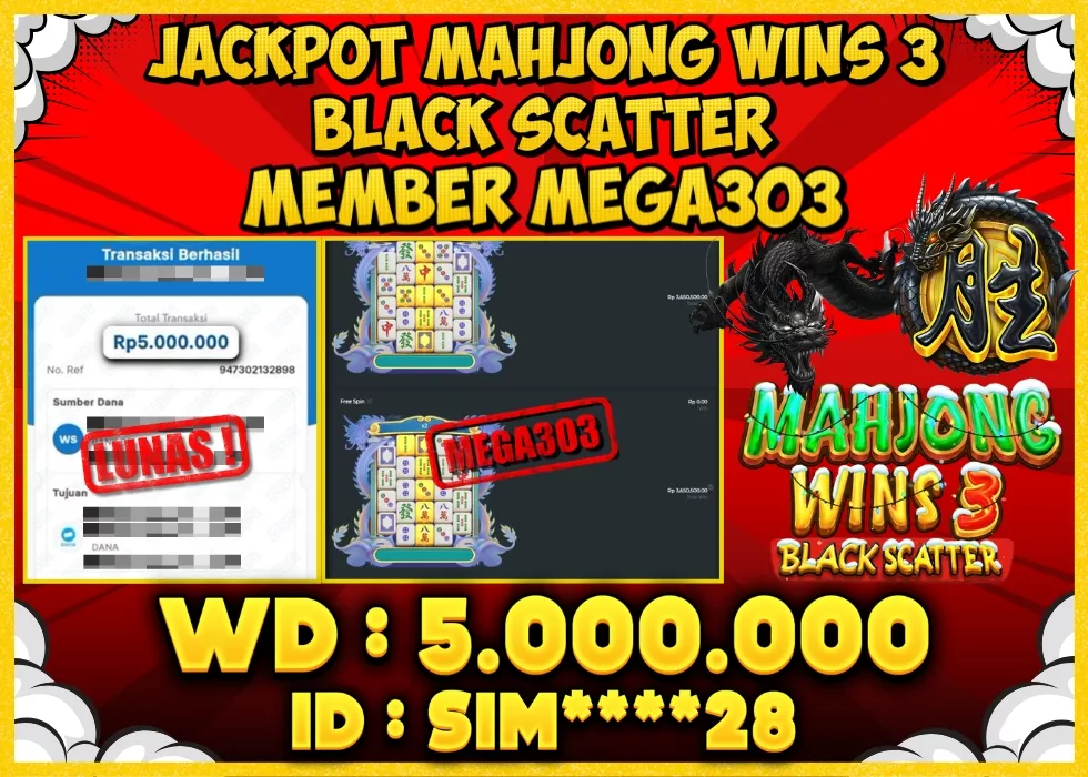 MEGA303 JACKPOT Rp 5.000.000 - LUNAS!!!