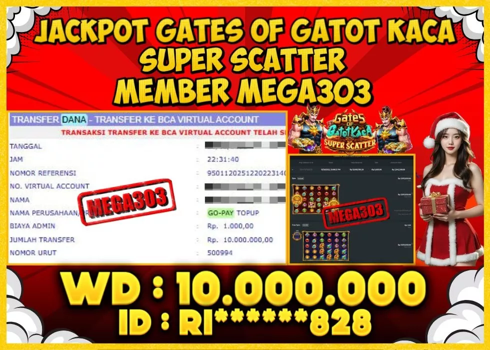 MEGA303 JACKPOT Rp 10.000.000 - LUNAS!!!