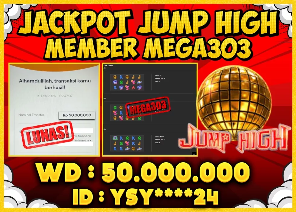 MEGA303 JACKPOT Rp 50.000.000 - LUNAS!!!