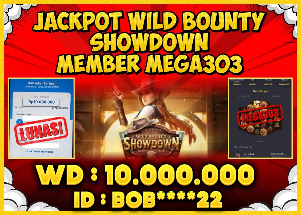 MEGA303 JACKPOT Rp 10.000.000 - LUNAS!!!