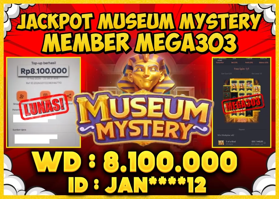 MEGA303 JACKPOT Rp 8.100.000 - LUNAS!!!